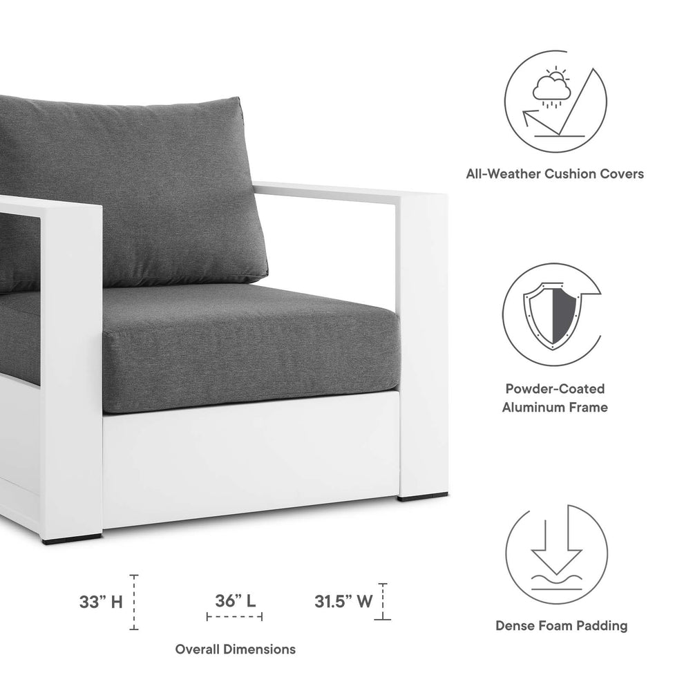 Tahoe Outdoor Patio Powder-Coated Aluminum Armchair By Modway - EEI-5675 | Outdoor Chairs | Modishstore - 31