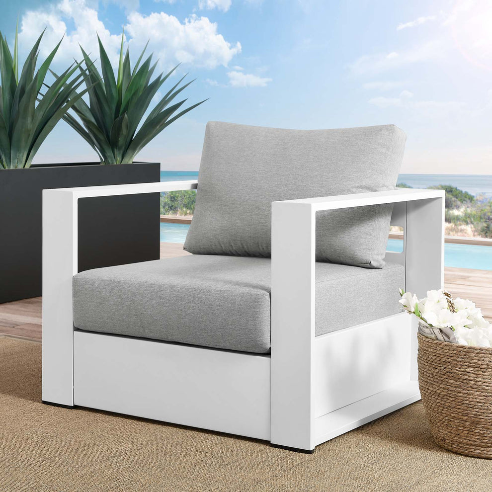 Tahoe Outdoor Patio Powder-Coated Aluminum Armchair By Modway - EEI-5675 | Outdoor Chairs | Modishstore - 40