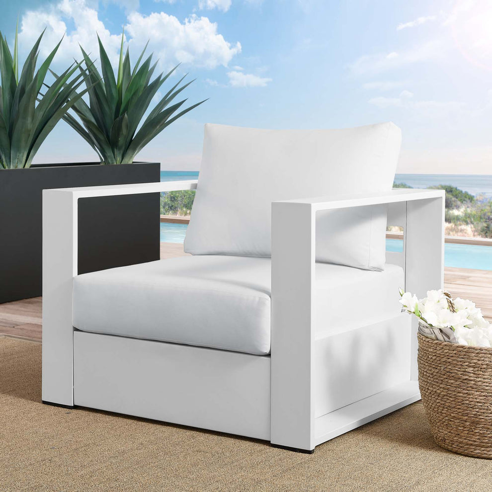 Tahoe Outdoor Patio Powder-Coated Aluminum Armchair By Modway - EEI-5675 | Outdoor Chairs | Modishstore - 48