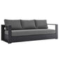 Tahoe Outdoor Patio Powder-Coated Aluminum Sofa By Modway | Outdoor Sofas, Loveseats & Sectionals | Modishstore - 2