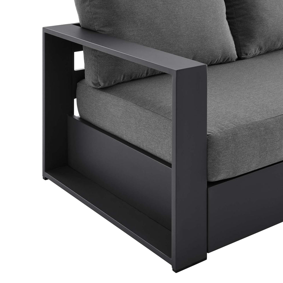 Tahoe Outdoor Patio Powder-Coated Aluminum Sofa By Modway - EEI-5676 | Outdoor Sofas, Loveseats & Sectionals | Modishstore - 5