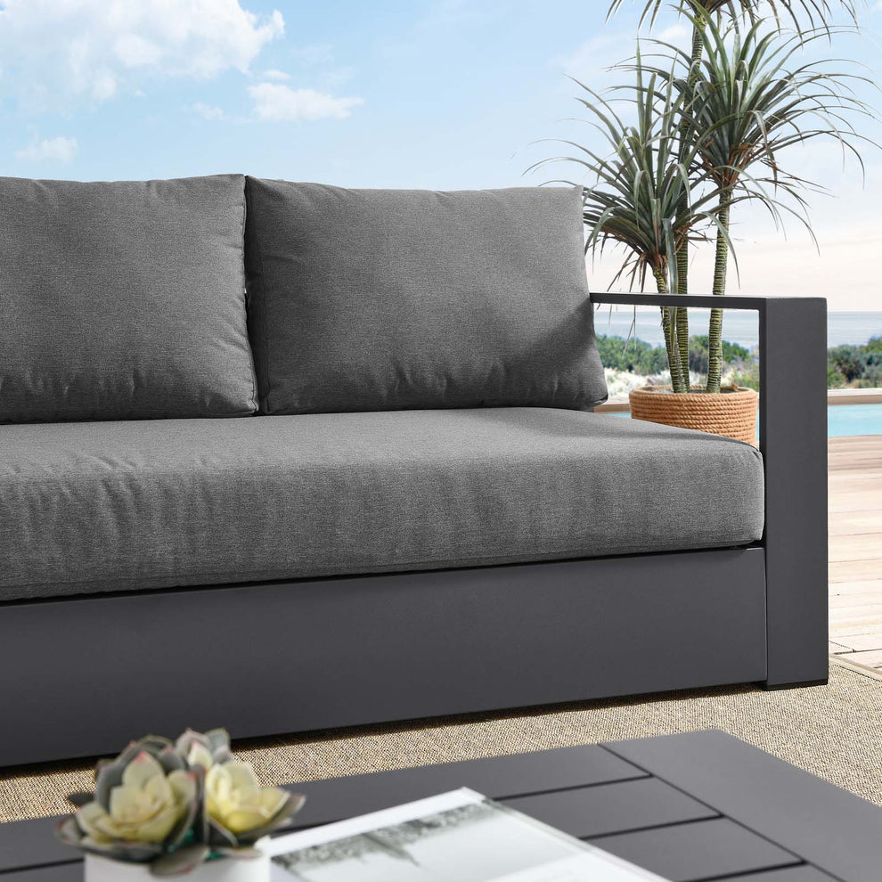 Tahoe Outdoor Patio Powder-Coated Aluminum Sofa By Modway - EEI-5676 | Outdoor Sofas, Loveseats & Sectionals | Modishstore - 7