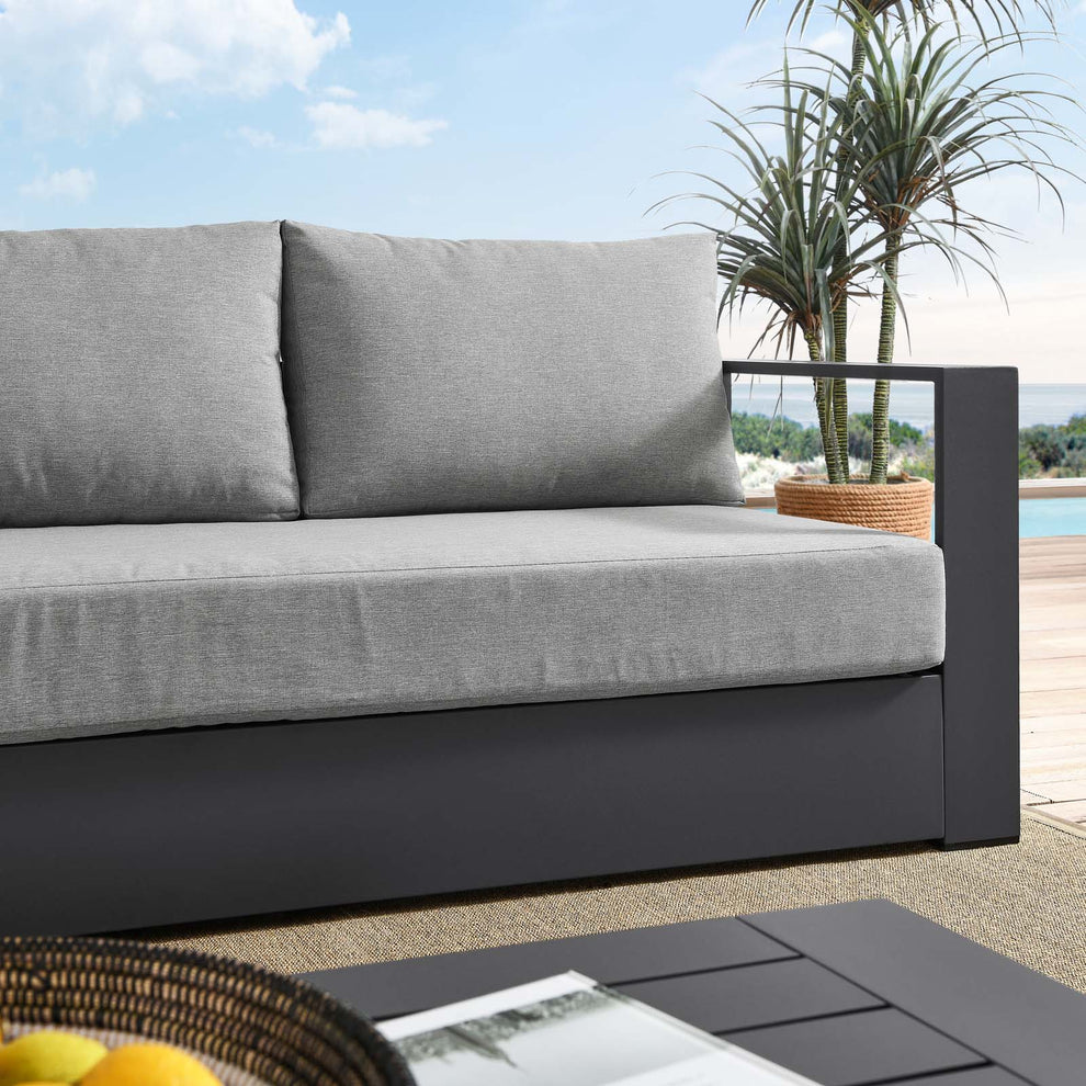Tahoe Outdoor Patio Powder-Coated Aluminum Sofa By Modway - EEI-5676 | Outdoor Sofas, Loveseats & Sectionals | Modishstore - 15