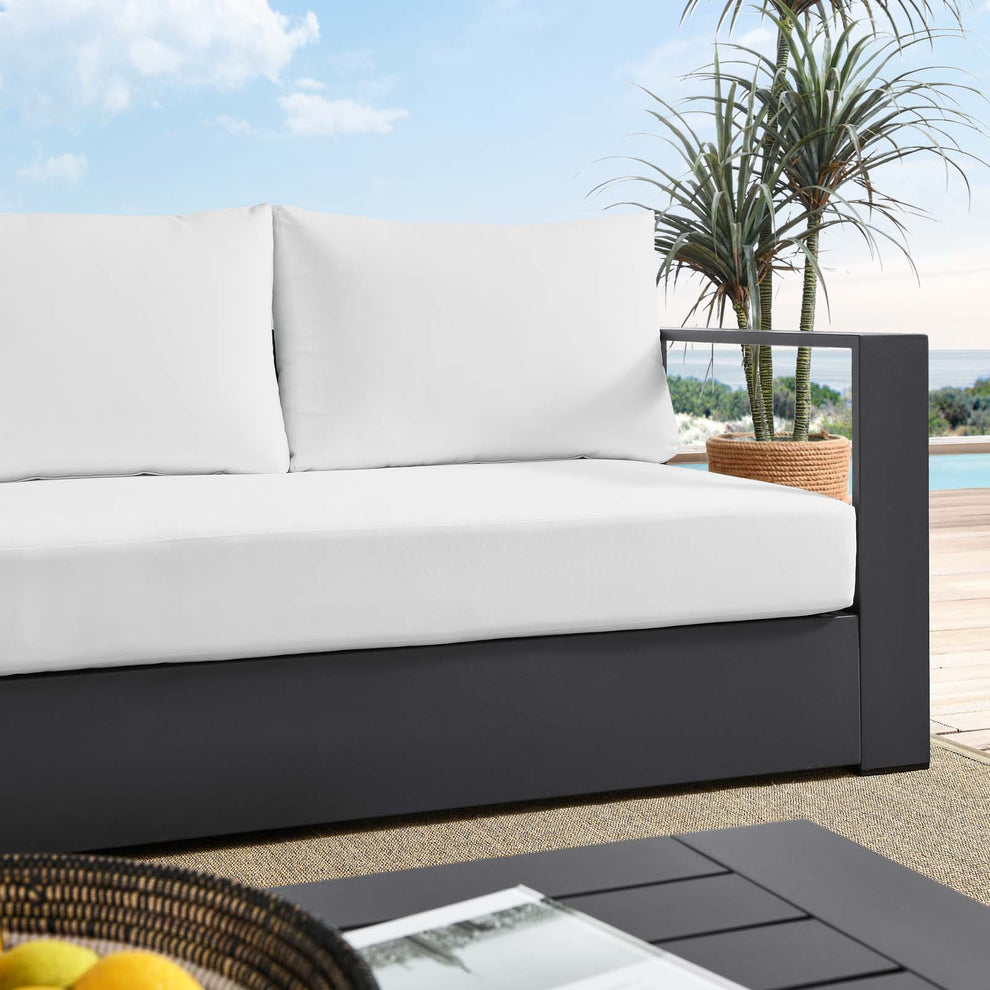 Tahoe Outdoor Patio Powder-Coated Aluminum Sofa By Modway - EEI-5676 | Outdoor Sofas, Loveseats & Sectionals | Modishstore - 23