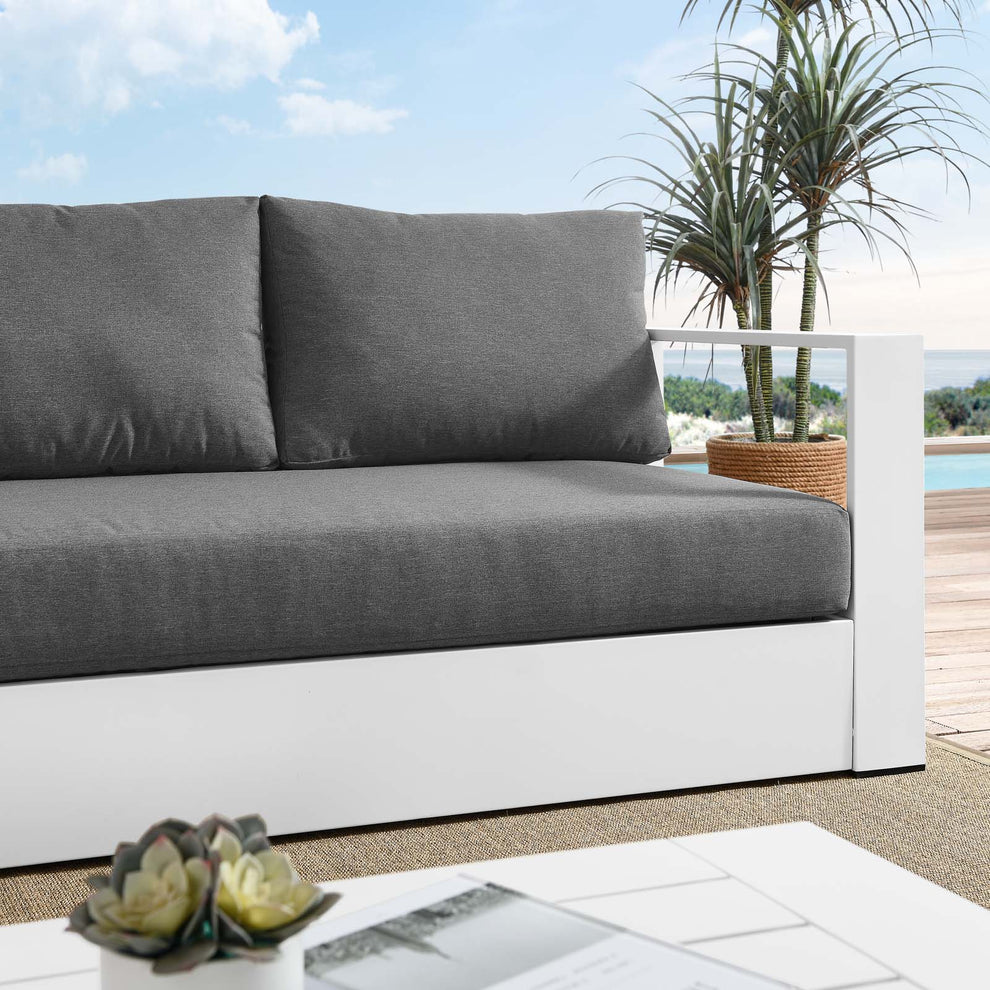 Tahoe Outdoor Patio Powder-Coated Aluminum Sofa By Modway - EEI-5676 | Outdoor Sofas, Loveseats & Sectionals | Modishstore - 31