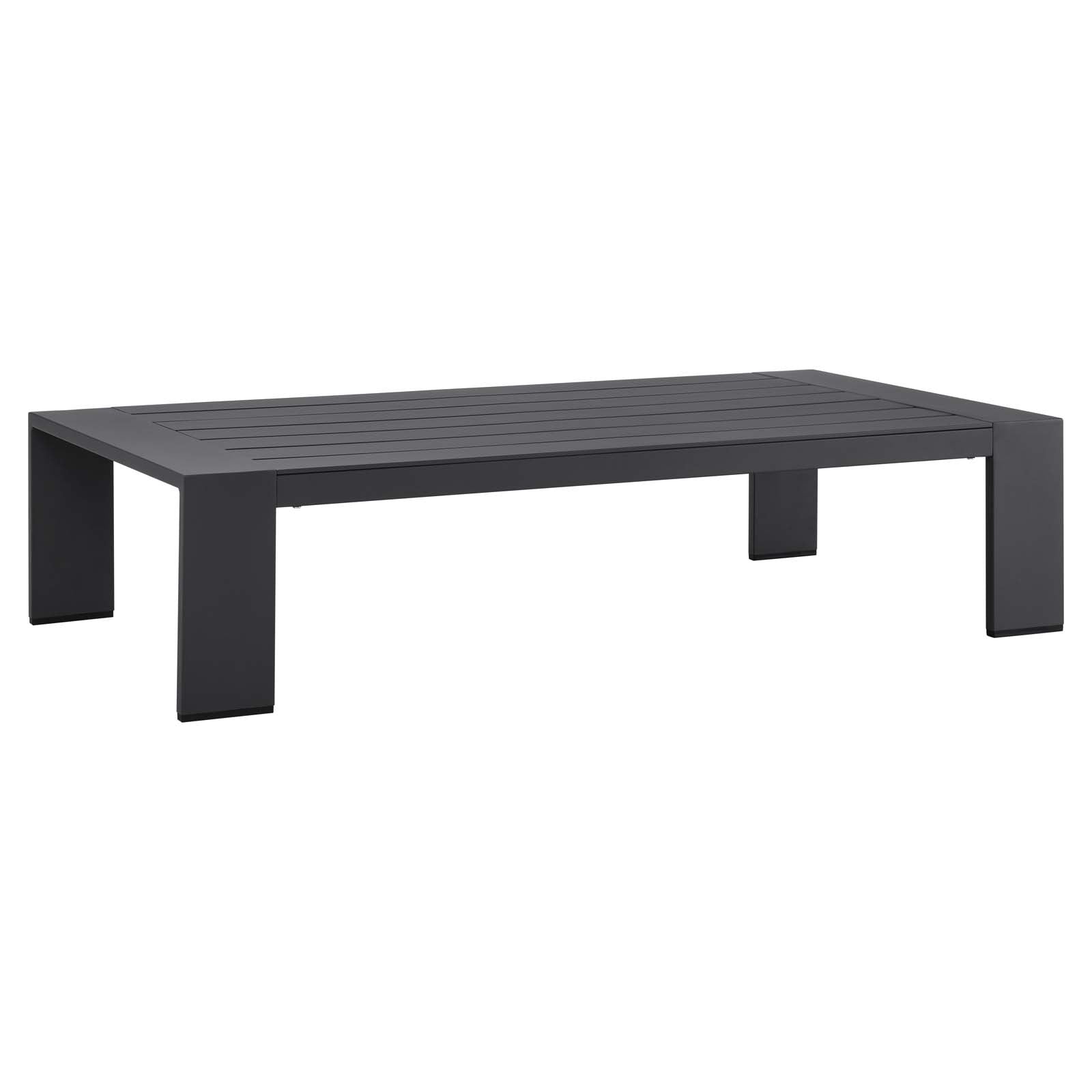 Tahoe Outdoor Patio Powder-Coated Aluminum Coffee Table By Modway | Outdoor Tables | Modishstore - 2