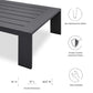 Tahoe Outdoor Patio Powder-Coated Aluminum Coffee Table By Modway | Outdoor Tables | Modishstore - 7