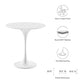 Lippa 20" Round Side Table By Modway - EEI-5678-WHI-WHI | Side Tables |  Modishstore - 5