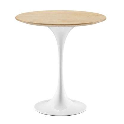 Lippa 20" Round Side Table By Modway - EEI-5679-WHI-CHE | Side Tables |  Modishstore - 7