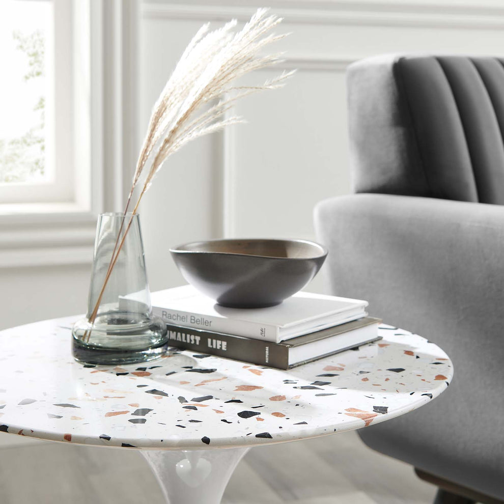 Lippa 20" Round Terrazzo Side Table By Modway - EEI-5682 | Side Tables | Modishstore - 7