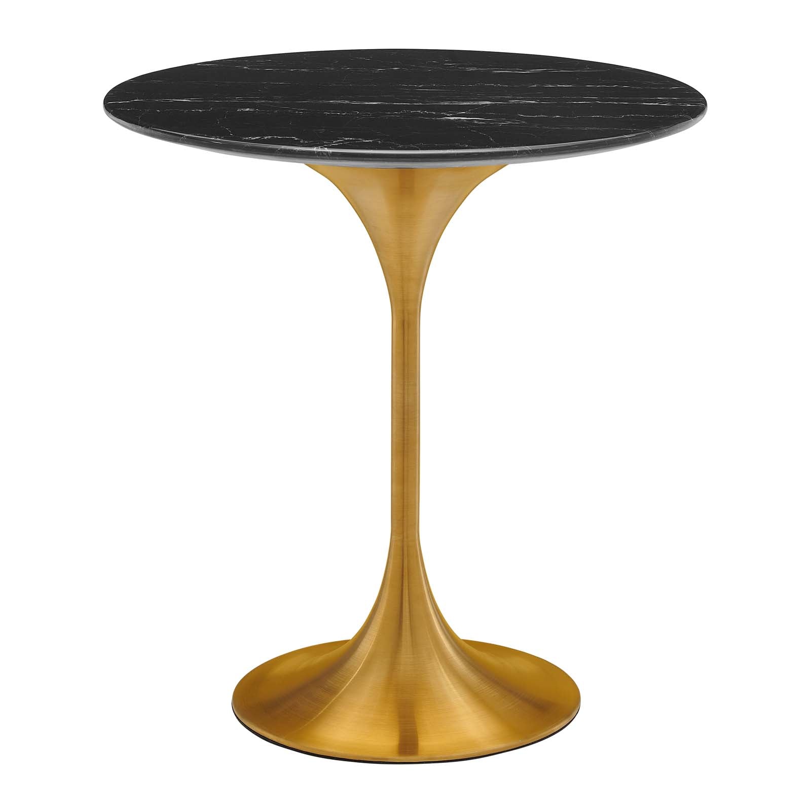 Lippa 20" Round Artificial Marble Side Table By Modway - EEI-5685 | Side Tables | Modishstore - 2