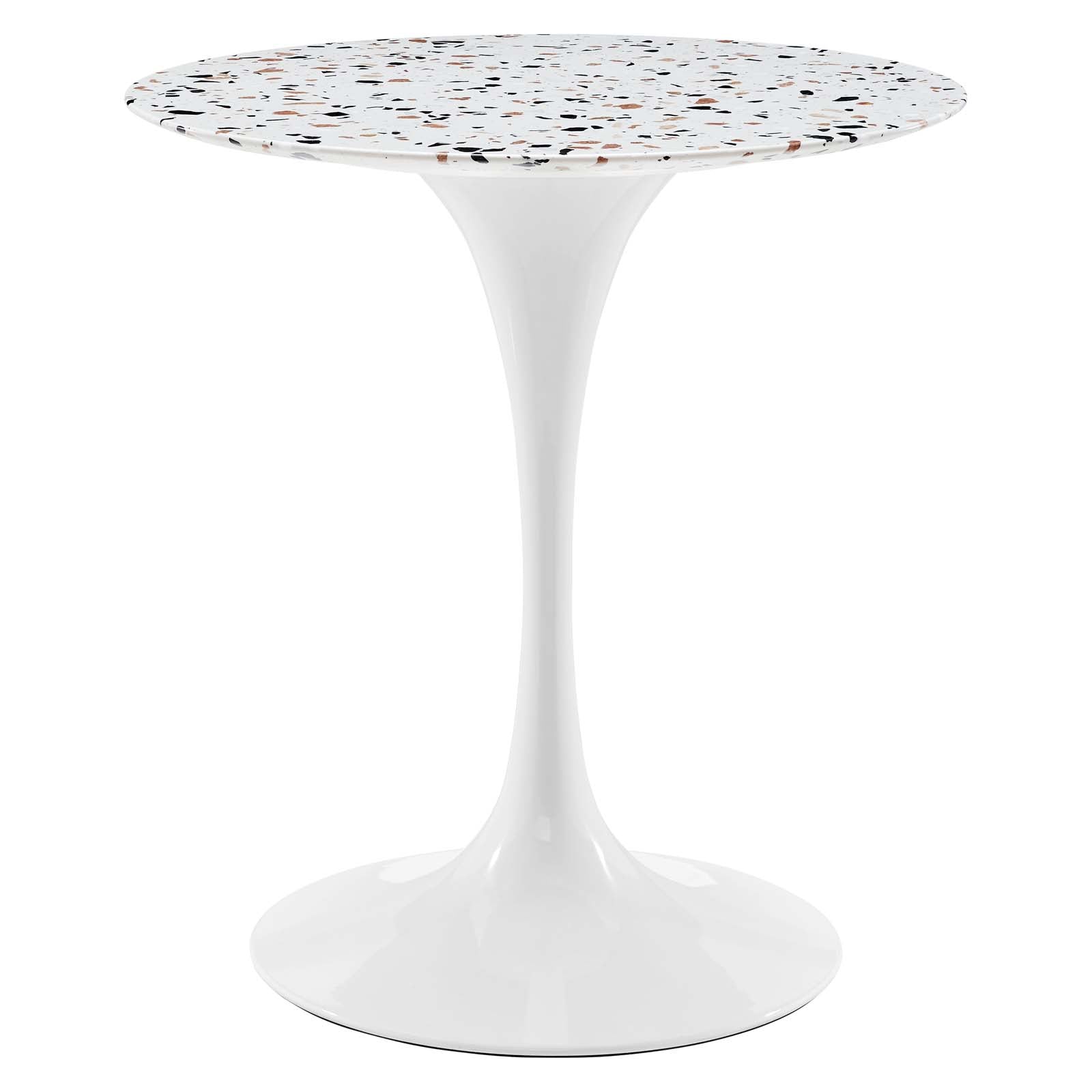 Lippa 28" Round Terrazzo Dining Table By Modway - EEI-5697-WHI-WHI | Dining Tables |  Modishstore - 2