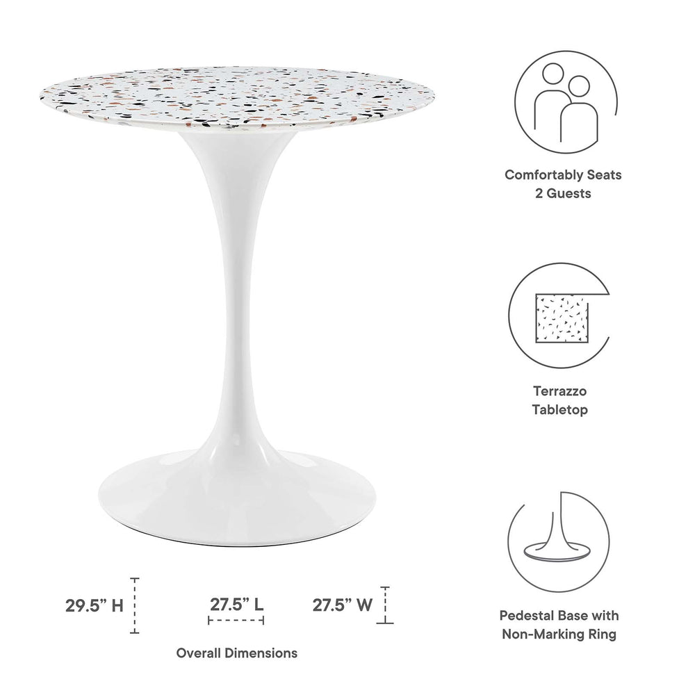 Lippa 28" Round Terrazzo Dining Table By Modway - EEI-5697 | Dining Tables | Modishstore - 5
