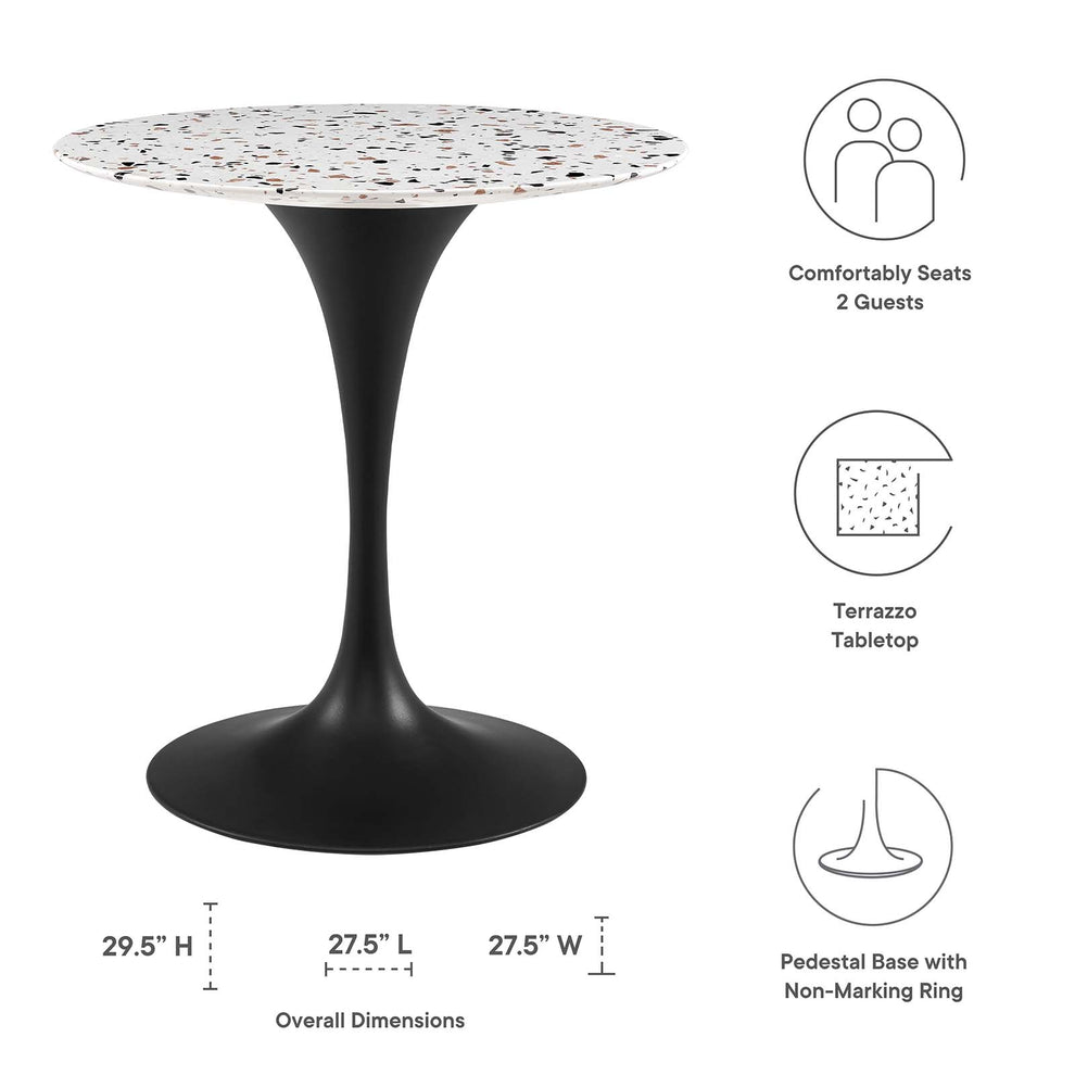 Lippa 28" Round Terrazzo Dining Table By Modway - EEI-5700 | Dining Tables | Modishstore - 5