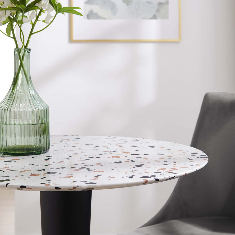 Zinque 28" Round Terrazzo Dining Table By Modway - EEI-5702 | Dining Tables | Modishstore - 6