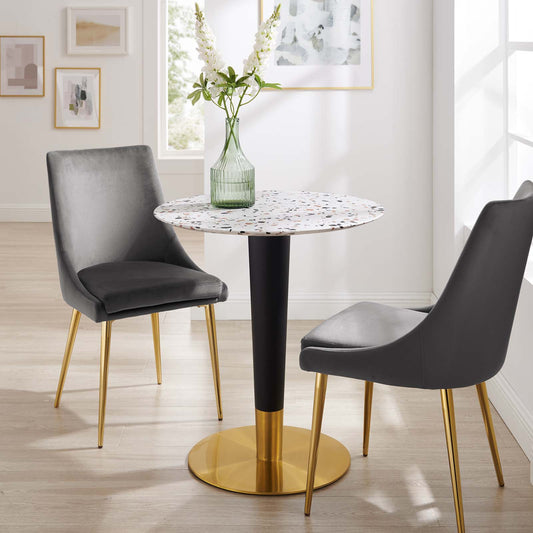 Zinque 28" Round Terrazzo Dining Table By Modway - EEI-5702 | Dining Tables | Modishstore - 1