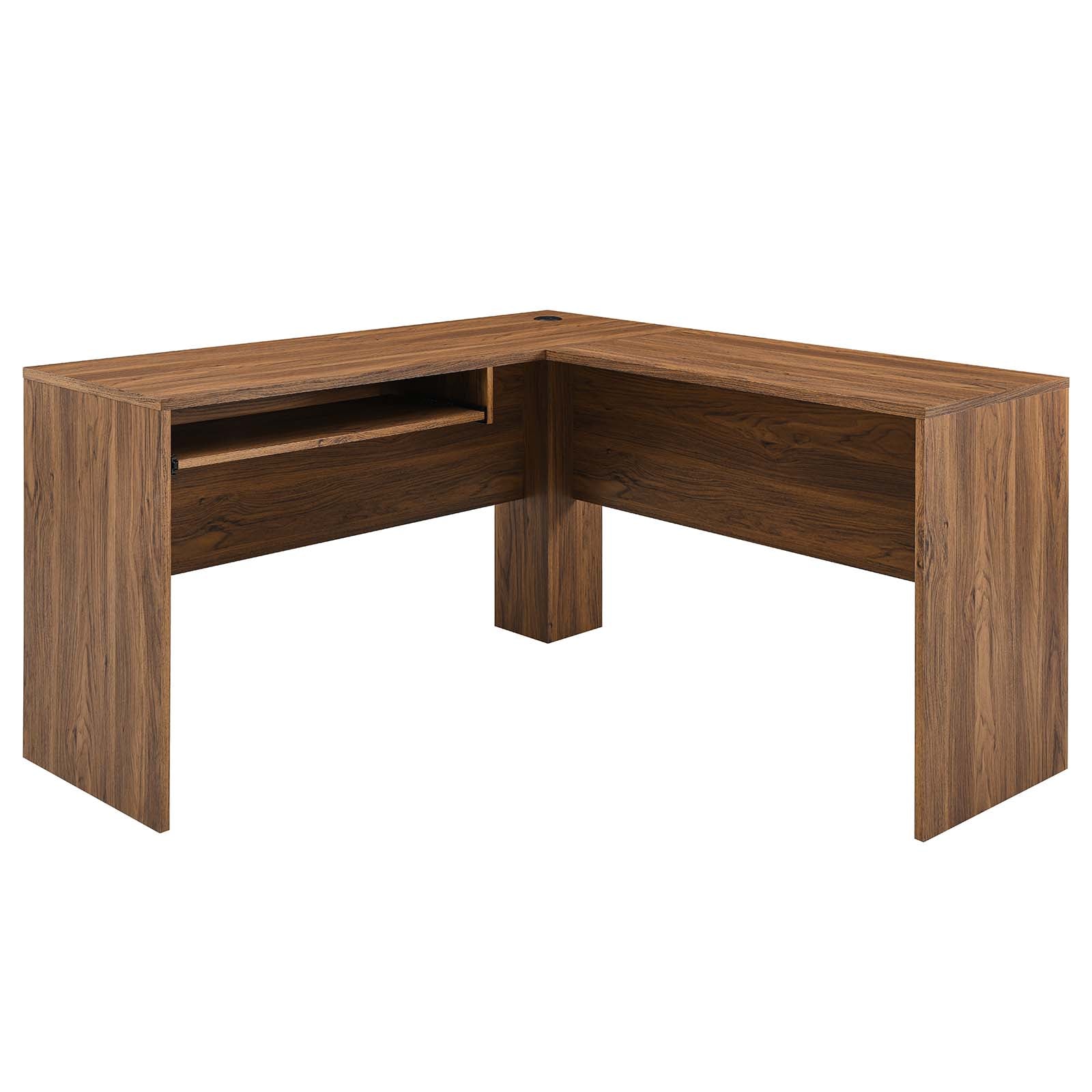 Venture L-Shaped Wood Office Desk By Modway - EEI-5703 | Desks | Modishstore - 1