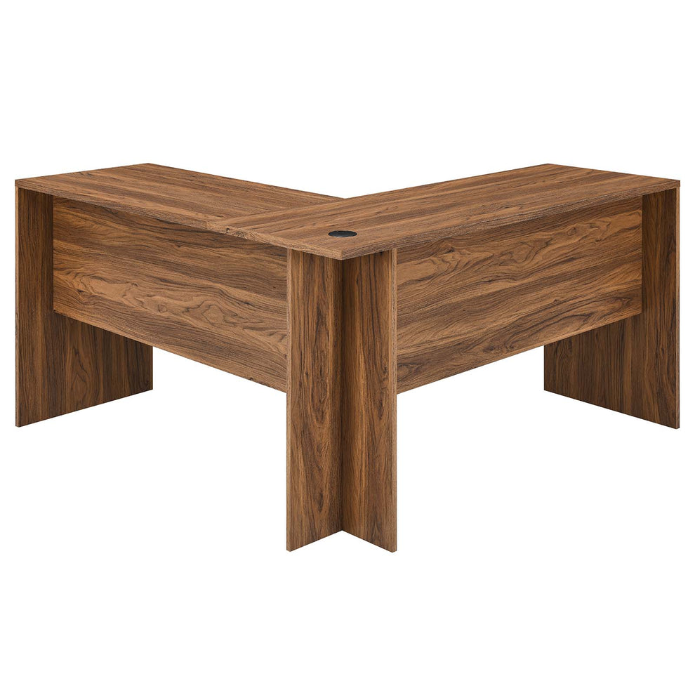 Venture L-Shaped Wood Office Desk By Modway - EEI-5703 | Desks | Modishstore - 4