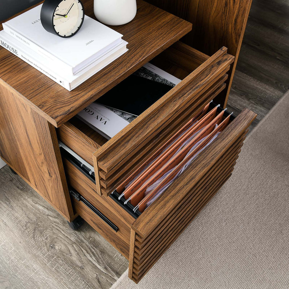 Render Wood File Cabinet By Modway - EEI-5704 | Cabinets | Modishstore - 2