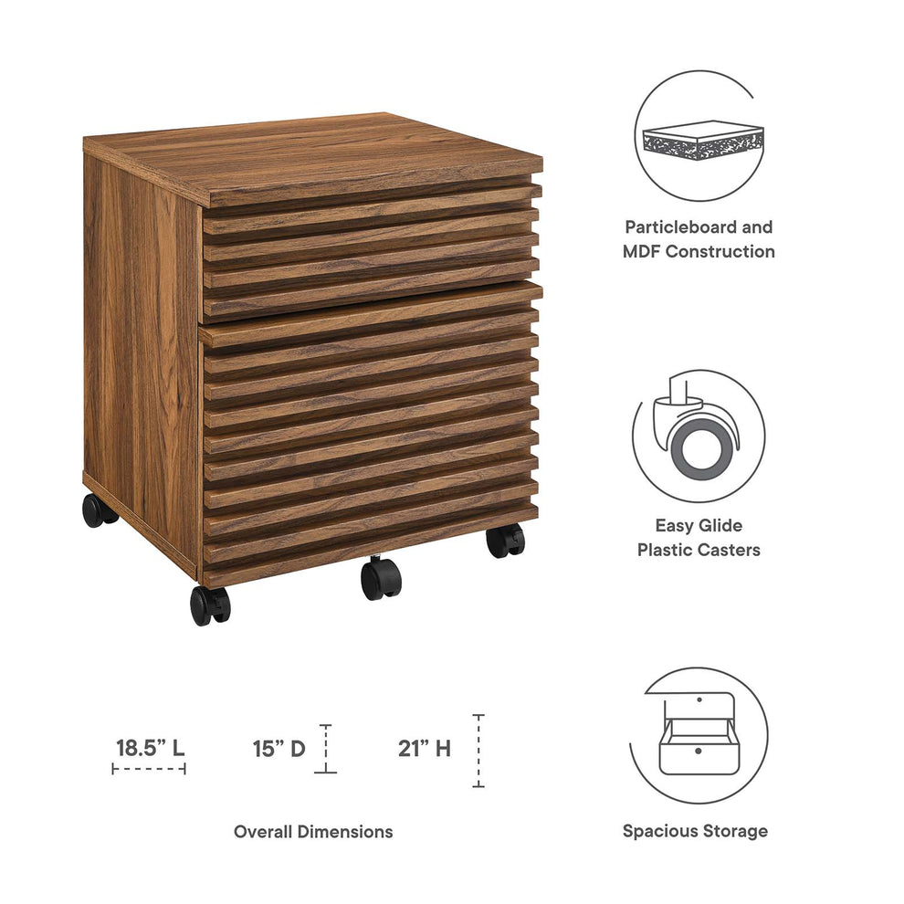 Render Wood File Cabinet By Modway - EEI-5704 | Cabinets | Modishstore - 8