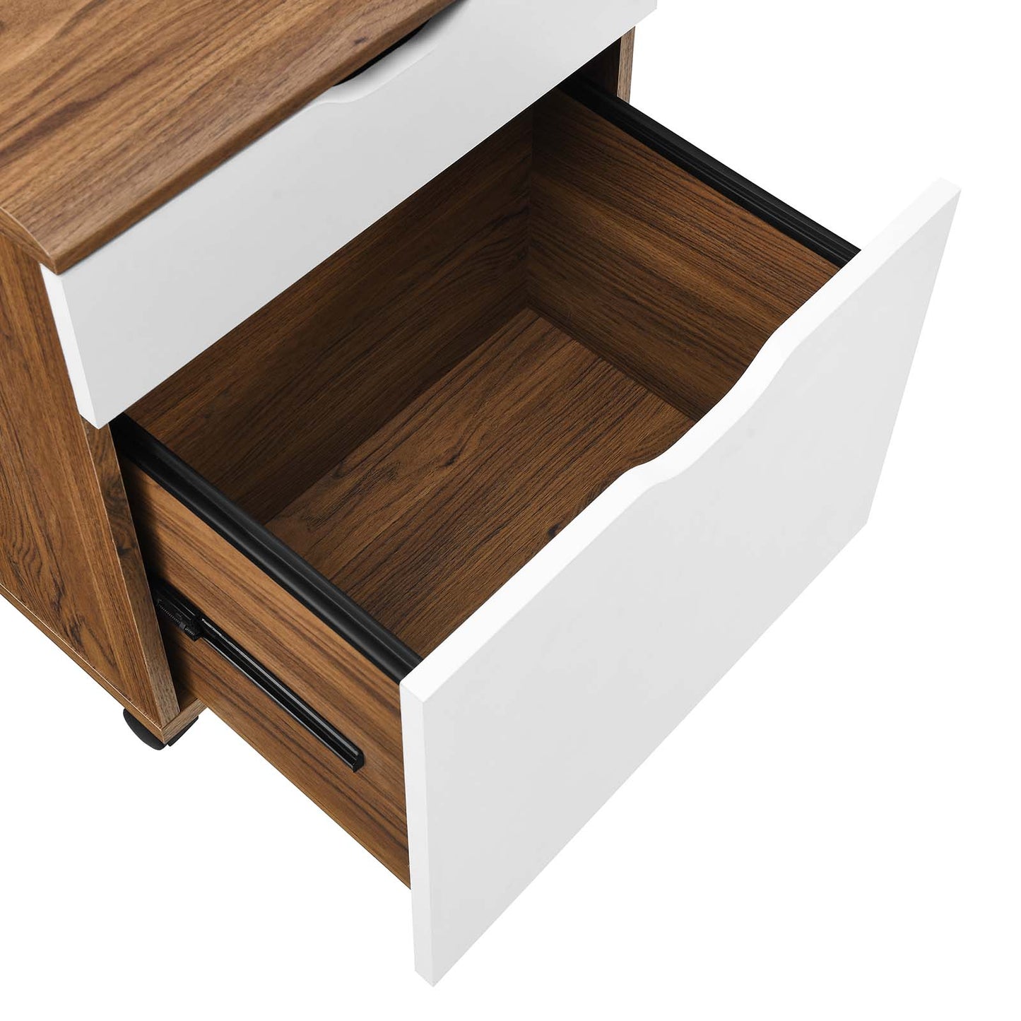 Envision Wood File Cabinet By Modway - EEI-5706-WAL-WHI | Cabinets |  Modishstore - 4