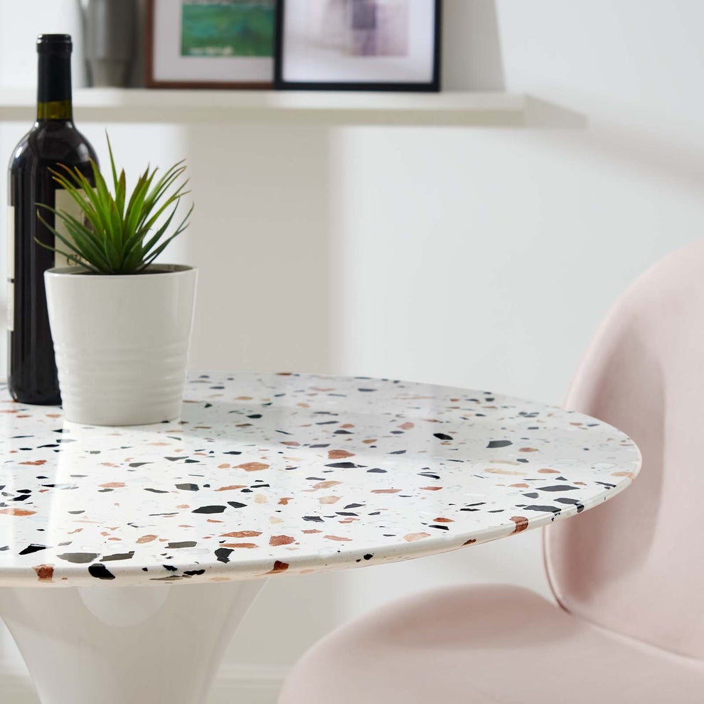 Lippa 28" Round Terrazzo Bar Table By Modway - EEI-5707 | Bar Tables | Modishstore - 6
