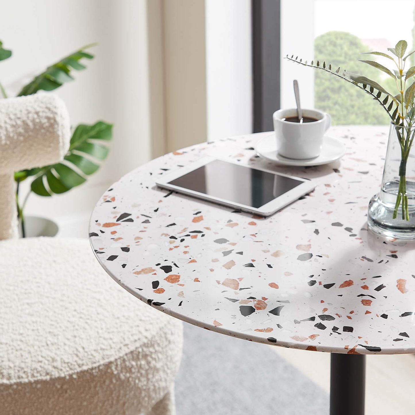 Lippa 28" Round Terrazzo Bar Table By Modway - EEI-5709 | Bar Tables | Modishstore - 7