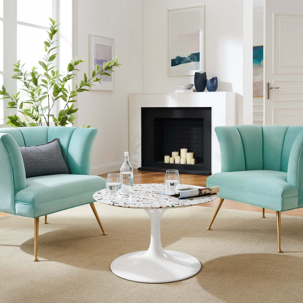 Lippa 28" Round Terrazzo Coffee Table By Modway - EEI-5710 | Coffee Tables | Modishstore - 2