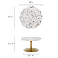 Lippa 28" Round Terrazzo Coffee Table By Modway - EEI-5711 | Coffee Tables | Modishstore - 6