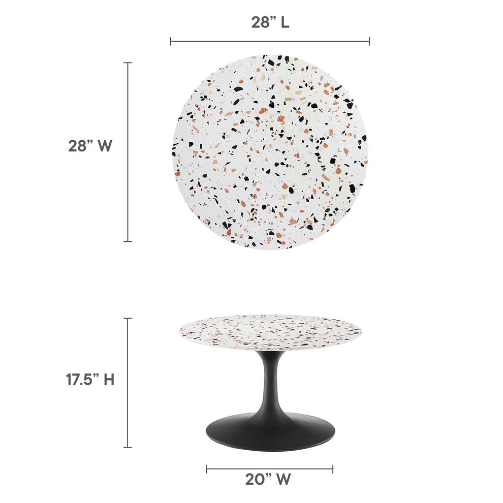 Lippa 28" Round Terrazzo Coffee Table By Modway - EEI-5712 | Coffee Tables | Modishstore - 6