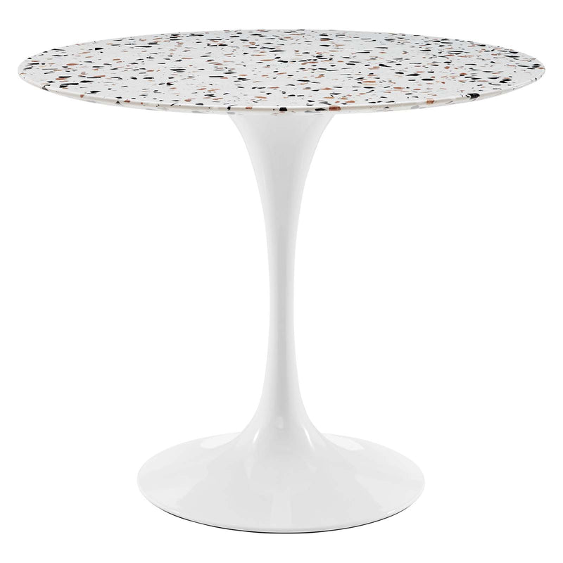 Lippa 36" Round Terrazzo Dining Table By Modway - EEI-5713-WHI-WHI | Dining Tables |  Modishstore - 2