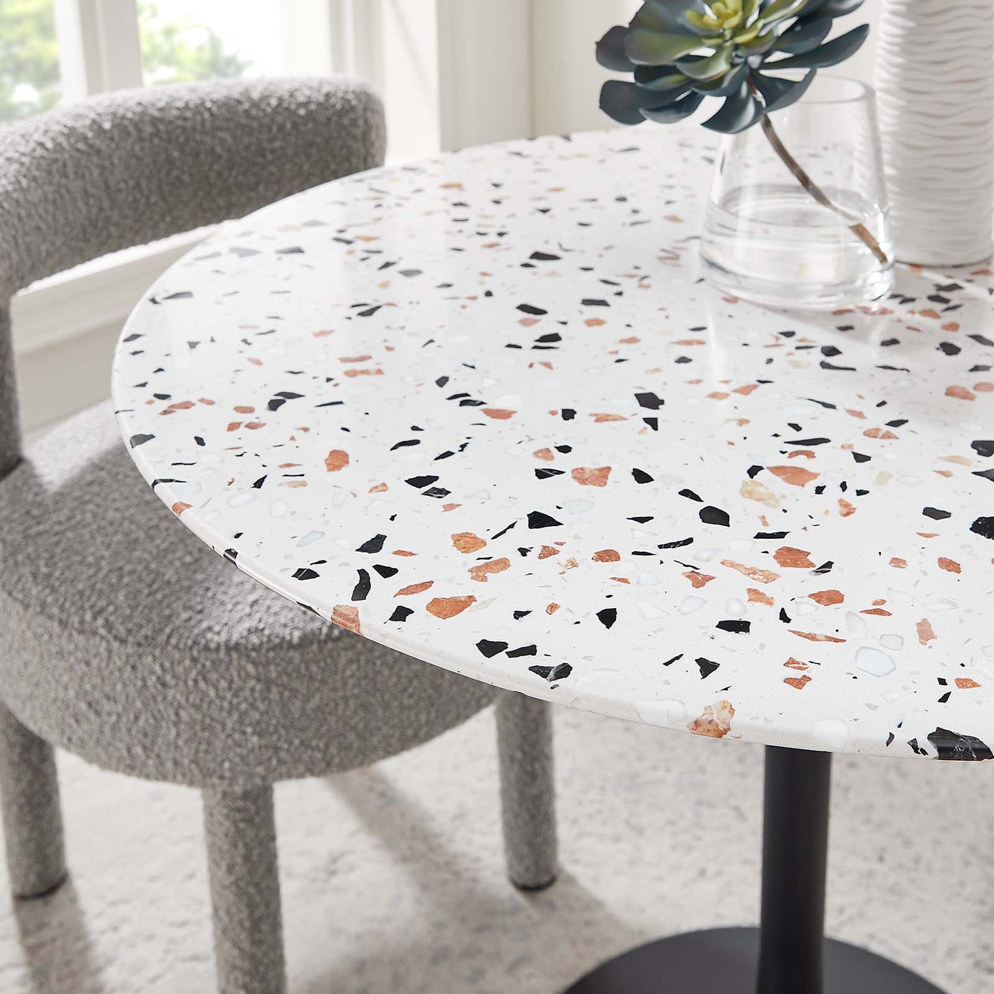 Lippa 36" Round Terrazzo Dining Table By Modway - EEI-5716 | Dining Tables | Modishstore - 7