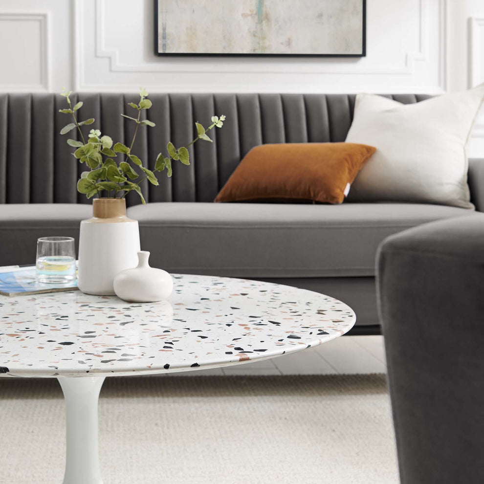 Lippa 36" Round Terrazzo Coffee Table By Modway - EEI-5719 | Coffee Tables | Modishstore - 6