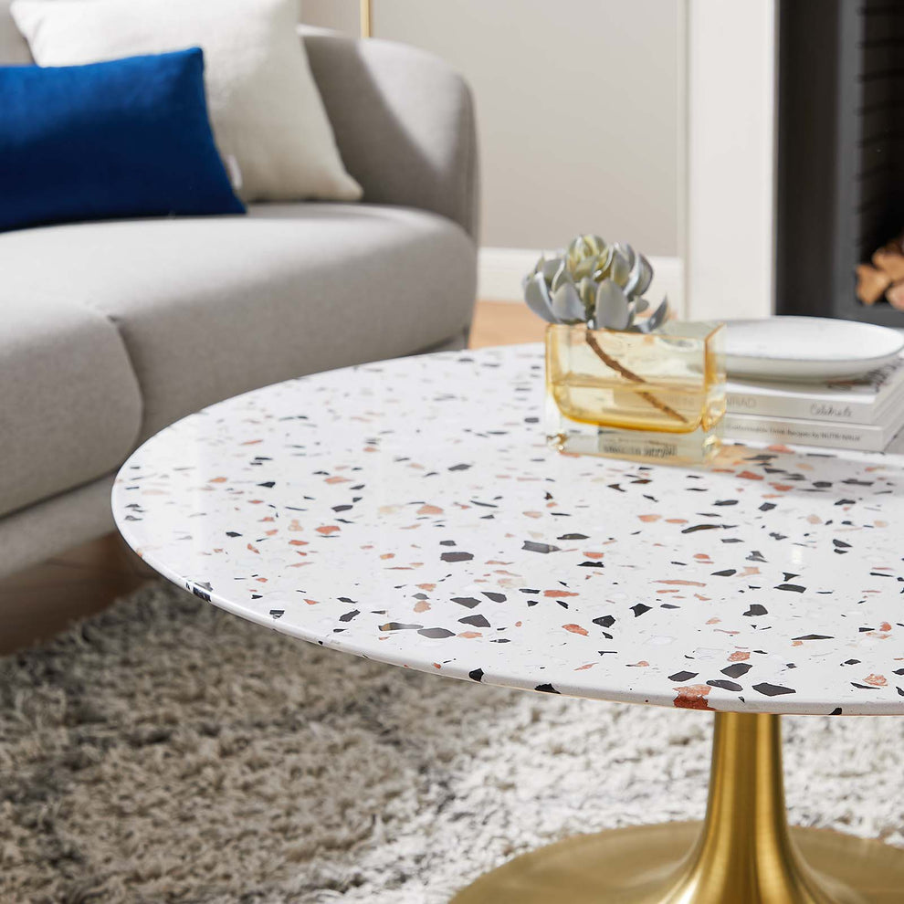 Lippa 36" Round Terrazzo Coffee Table By Modway - EEI-5720 | Coffee Tables | Modishstore - 7