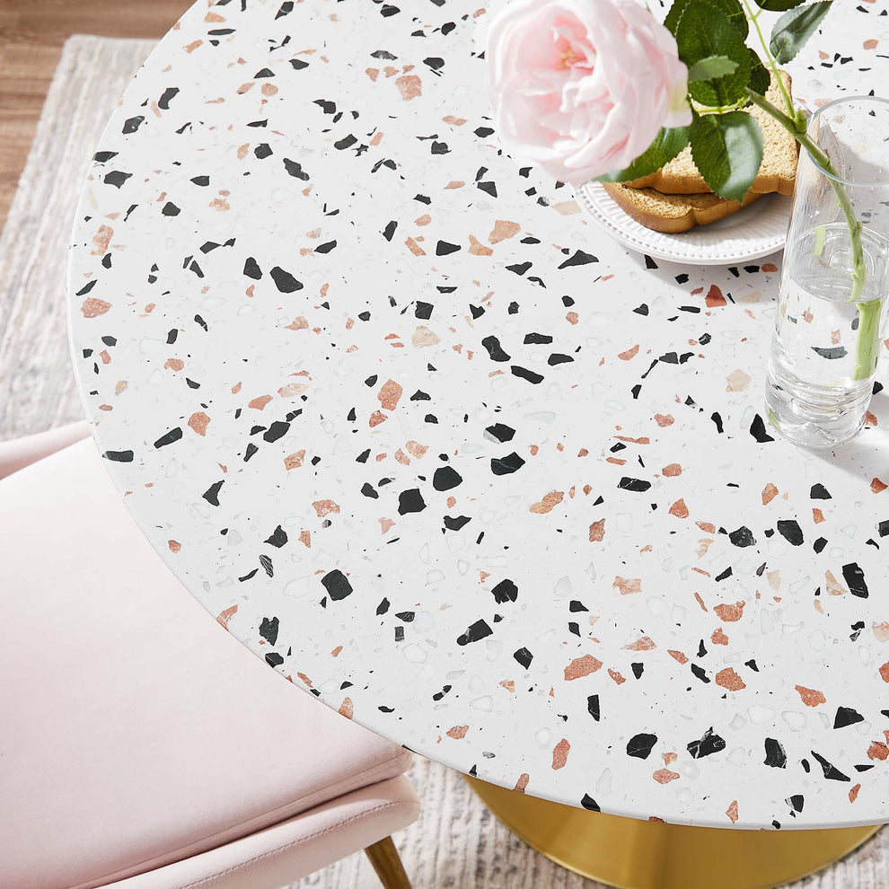 Lippa 40" Round Terrazzo Dining Table By Modway - EEI-5724 | Dining Tables | Modishstore - 7