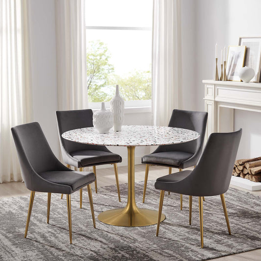 Lippa 47" Round Terrazzo Dining Table By Modway - EEI-5730 | Dining Tables | Modishstore - 1