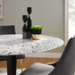 Zinque 47" Round Terrazzo Dining Table By Modway - EEI-5732-GLD-WHI | Dining Tables |  Modishstore - 6