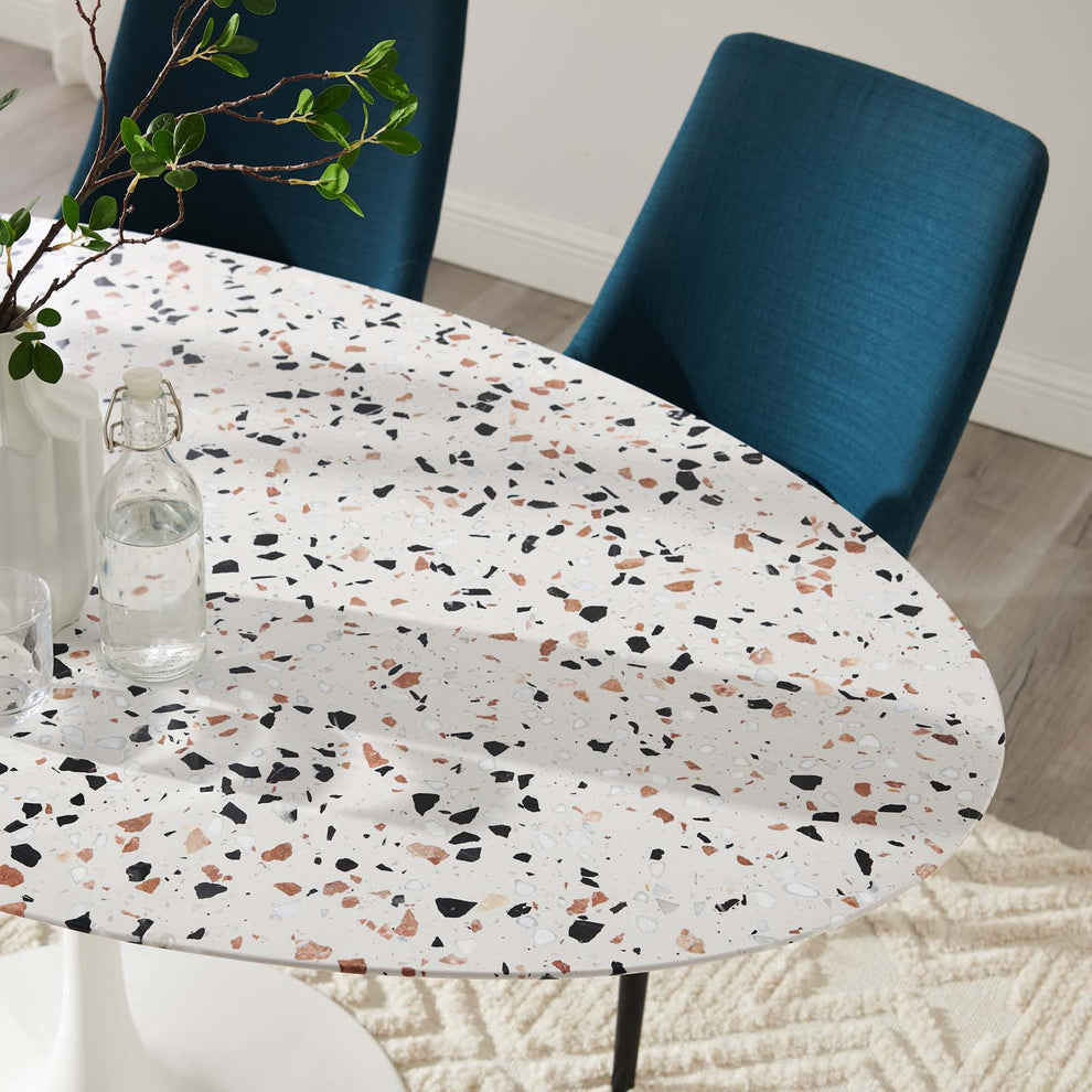 Lippa 60" Oval Terrazzo Dining Table By Modway - EEI-5734 | Dining Tables | Modishstore - 6