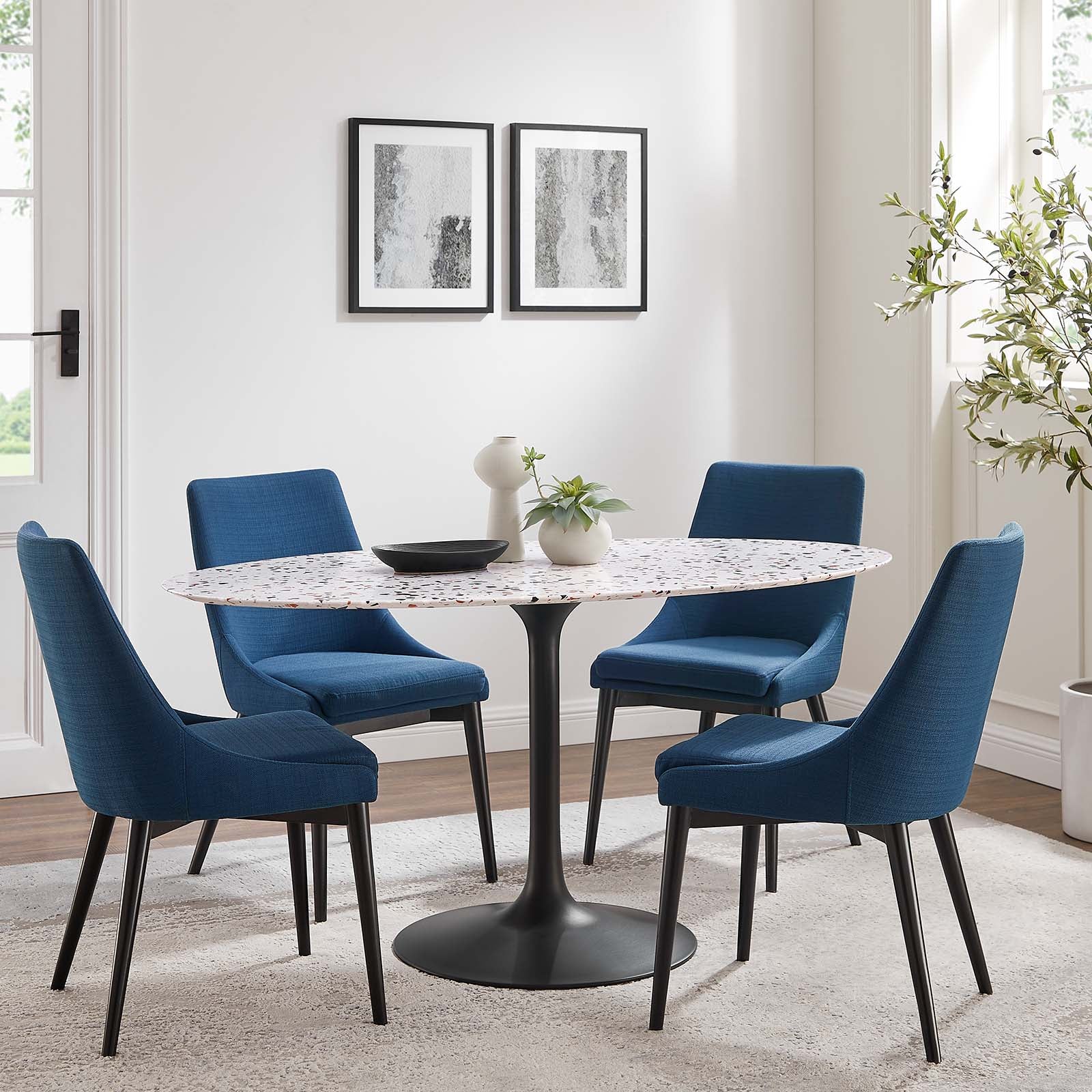 Lippa 60" Oval Terrazzo Dining Table By Modway - EEI-5737 | Dining Tables | Modishstore - 1