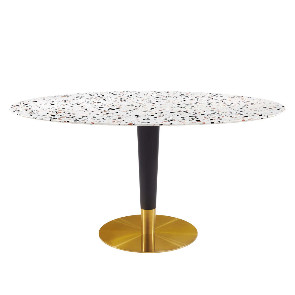 Zinque 60" Oval Terrazzo Dining Table By Modway - EEI-5738 | Dining Tables | Modishstore - 2