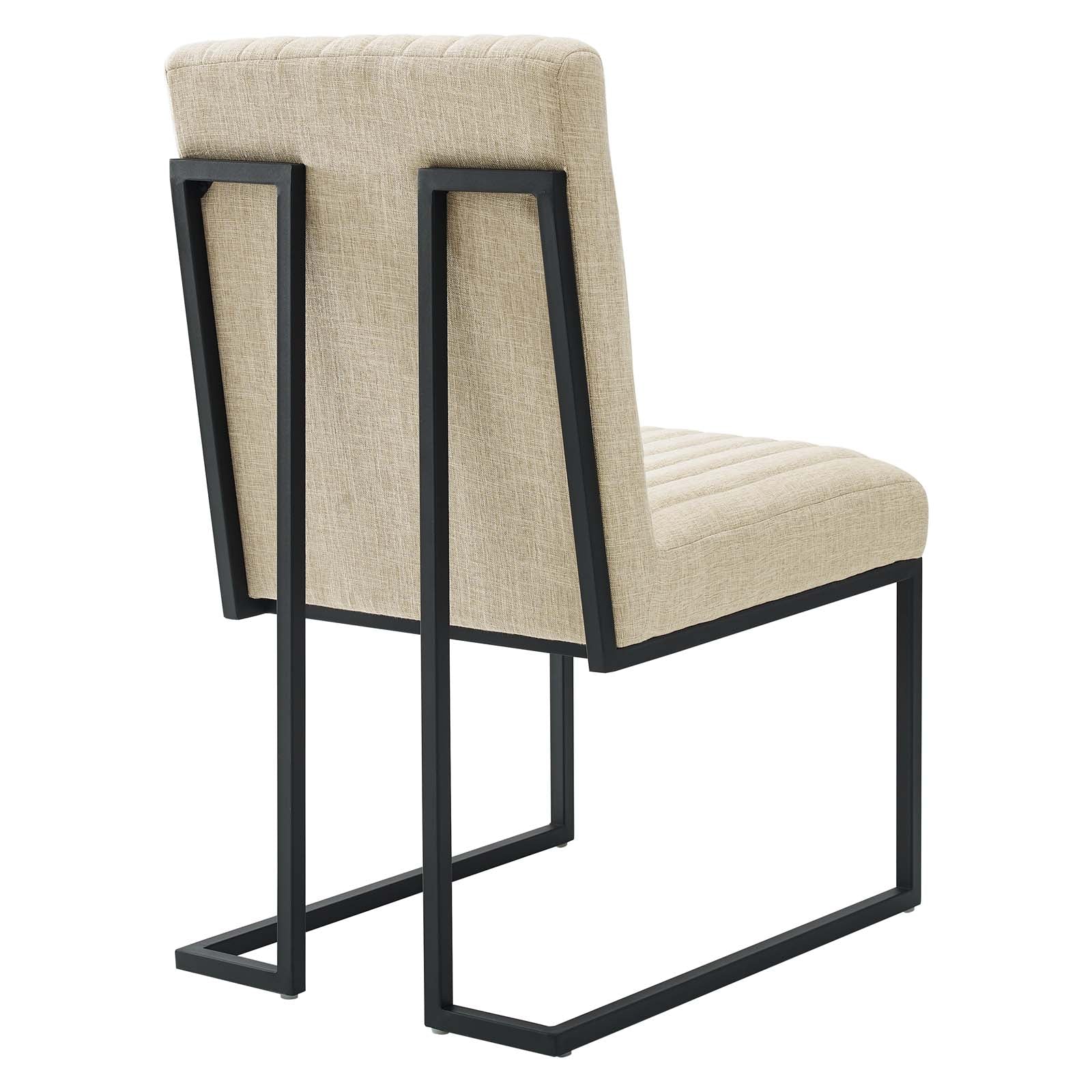 Indulge Channel Tufted Fabric Dining Chairs - Set of 2 By Modway - EEI-5740 | Modishstore - 4