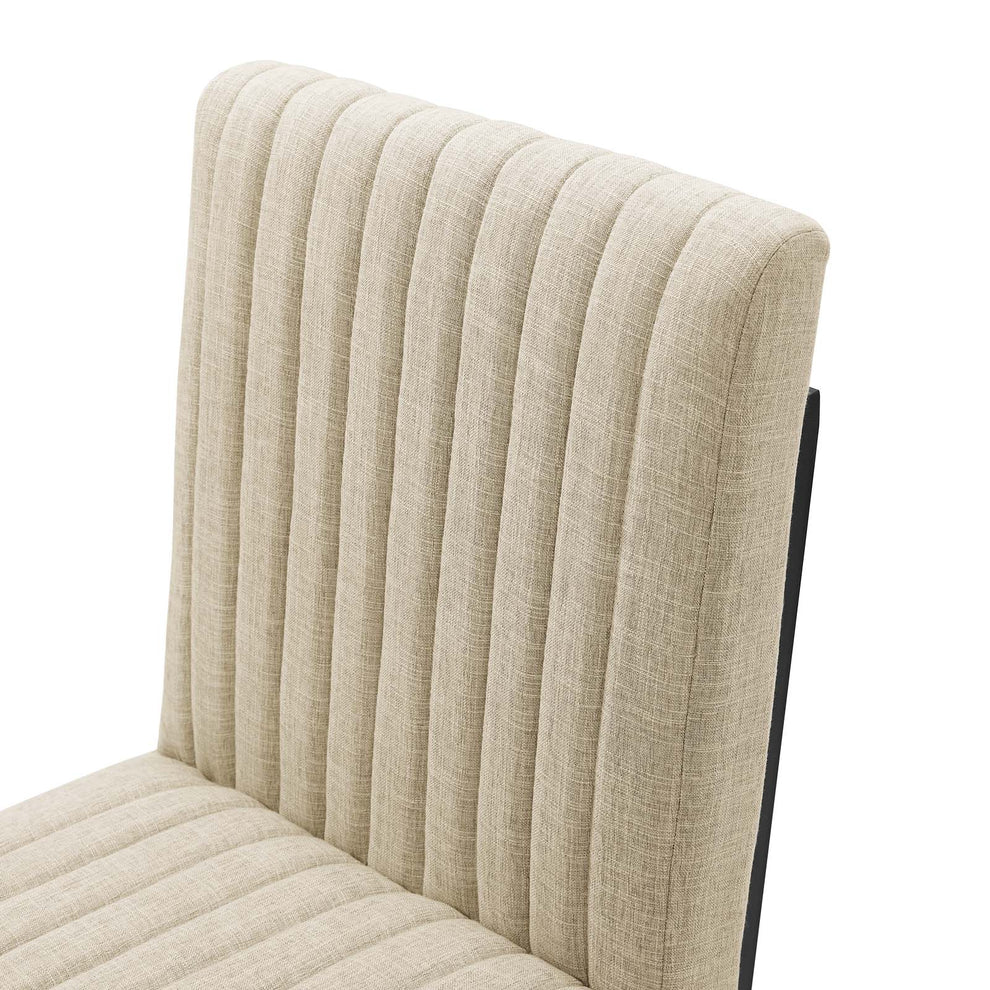 Indulge Channel Tufted Fabric Dining Chairs - Set of 2 By Modway - EEI-5740 | Modishstore - 5