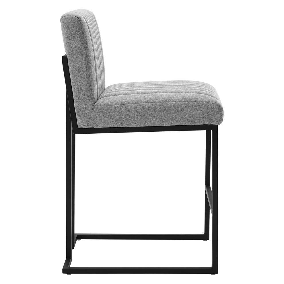 Indulge Channel Tufted Fabric Counter Stools - Set of 2 By Modway - EEI-5741 | Counter Stools | Modishstore - 9