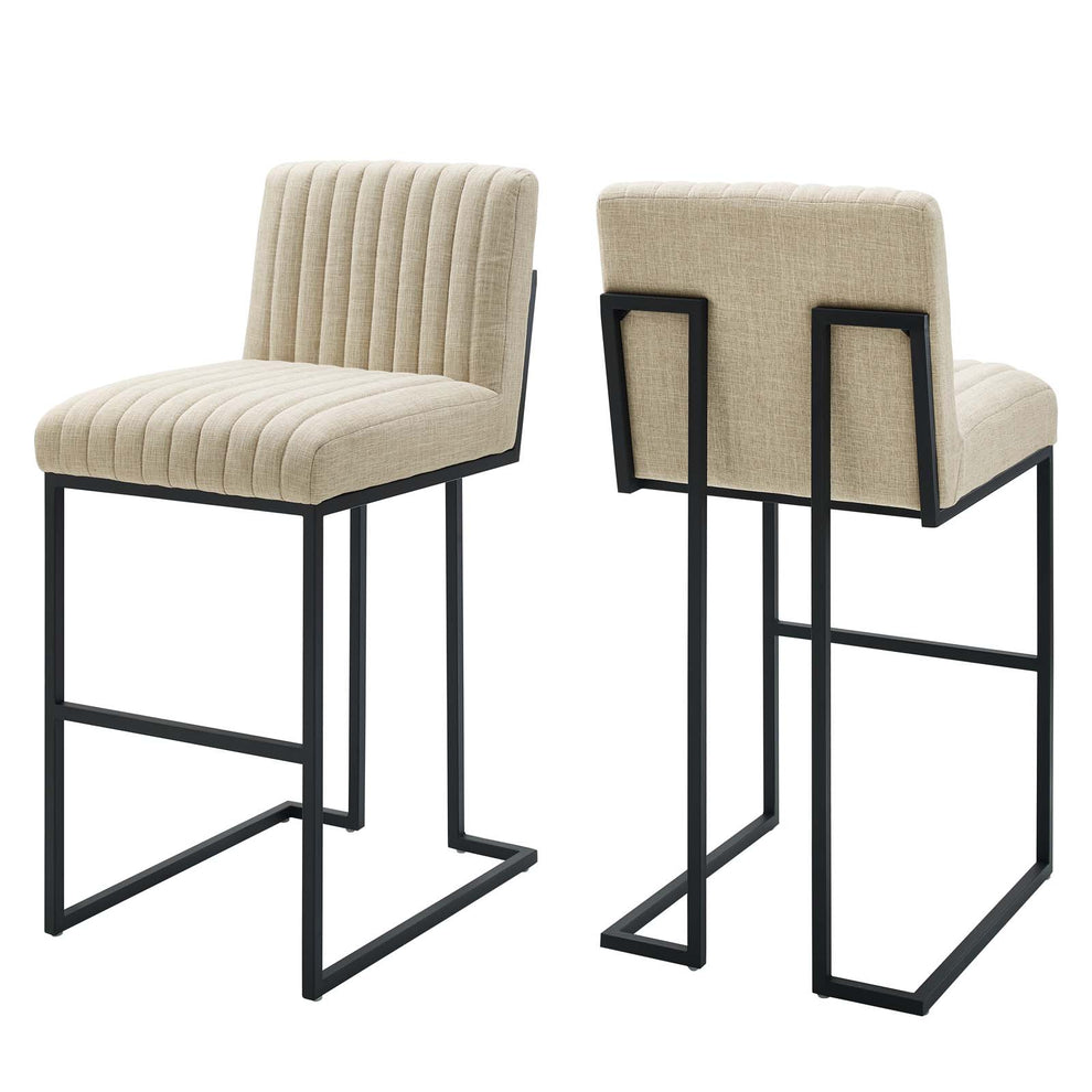 Indulge Channel Tufted Fabric Bar Stools By Modway - EEI-5742 | Bar Stools | Modishstore - 2