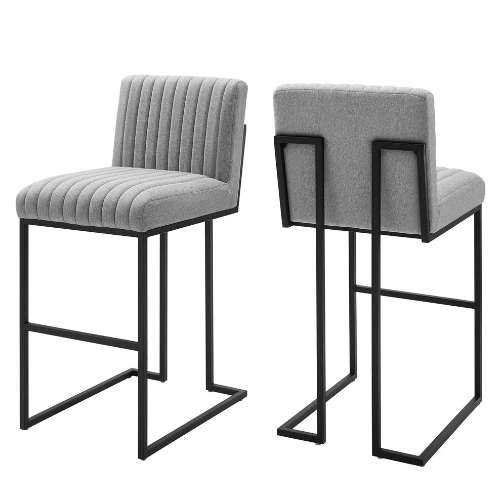 Indulge Channel Tufted Fabric Bar Stools By Modway - EEI-5742 | Bar Stools | Modishstore - 7
