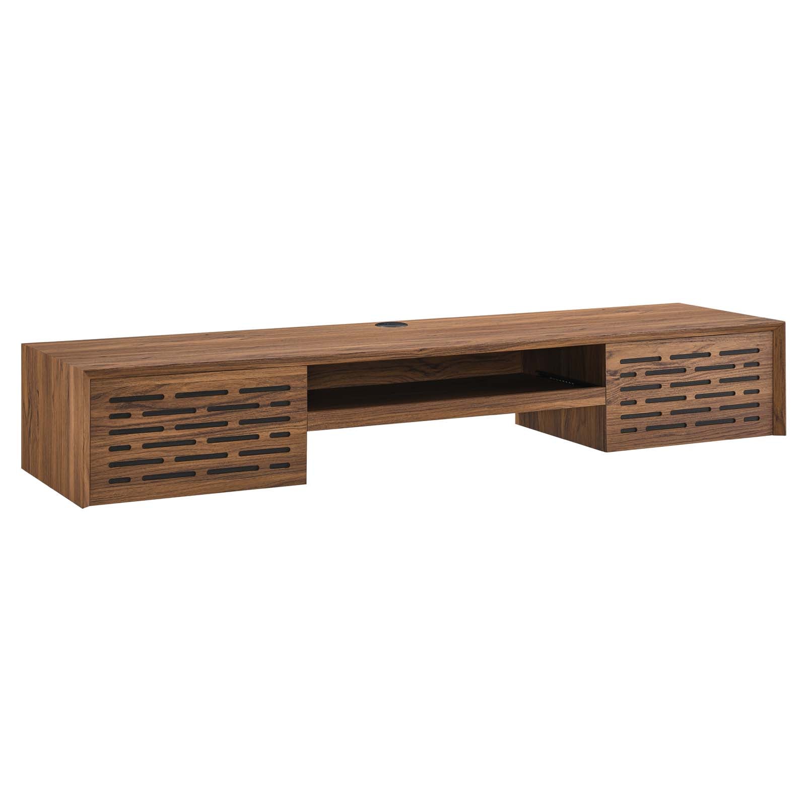 Merit 60" Wall Mount Wood Office Desk By Modway - EEI-5744-WAL | Desks |  Modishstore - 2