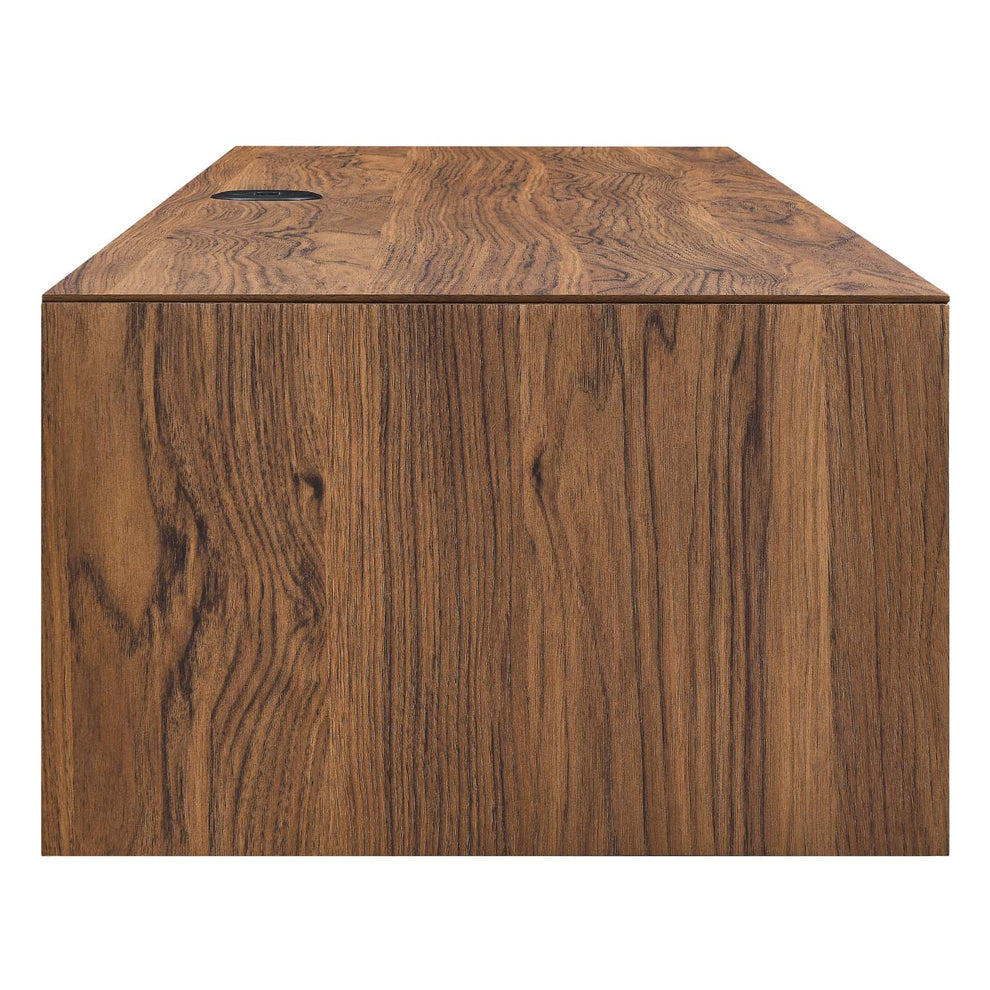 Merit 60" Wall Mount Wood Office Desk By Modway - EEI-5744 | Desks | Modishstore - 3
