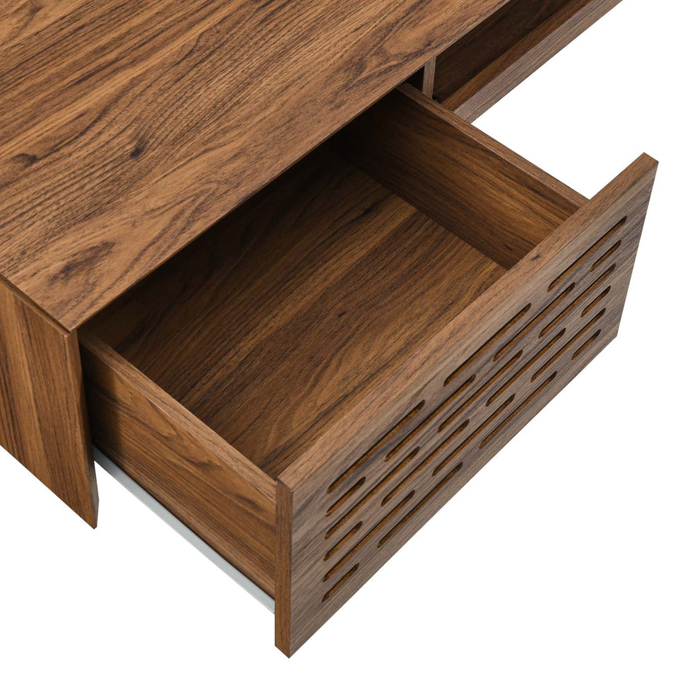 Merit 60" Wall Mount Wood Office Desk By Modway - EEI-5744 | Desks | Modishstore - 5