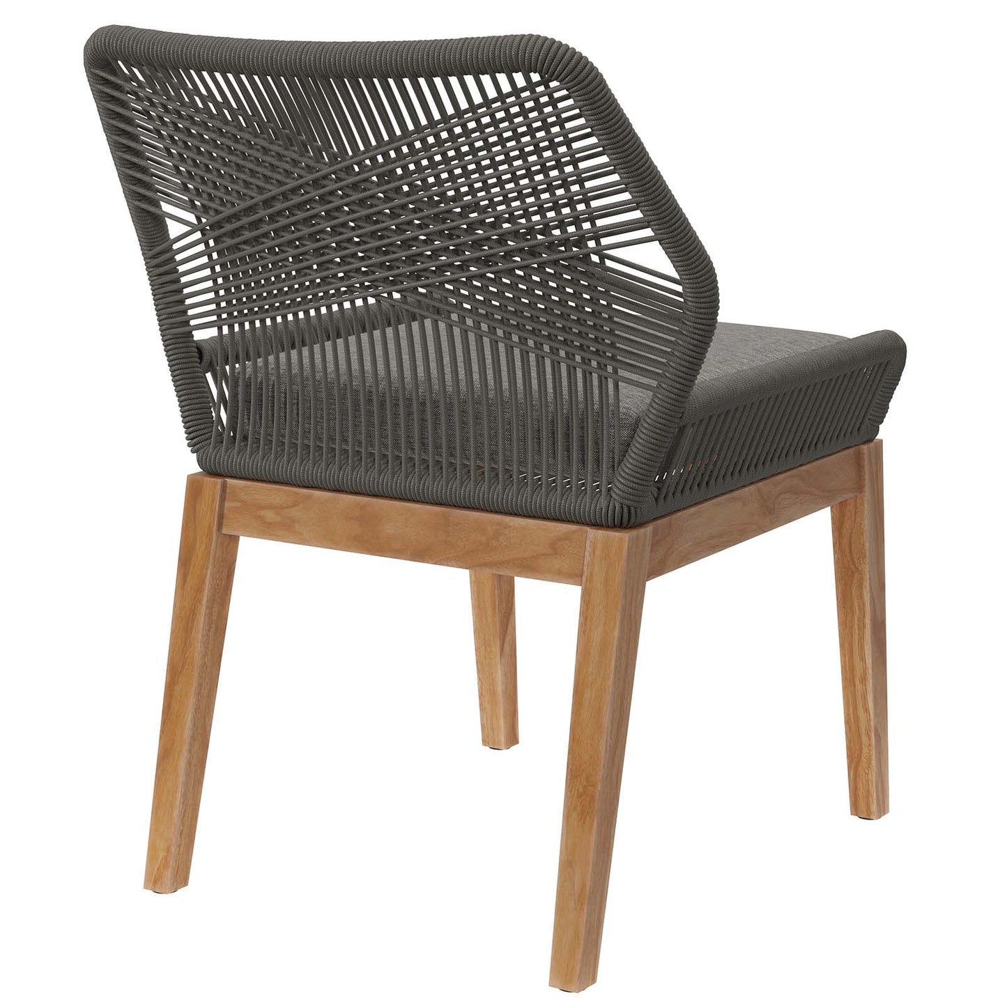 Wellspring Outdoor Patio Teak Wood Dining Chair By Modway - EEI-5747 | Outdoor Chairs | Modishstore - 10