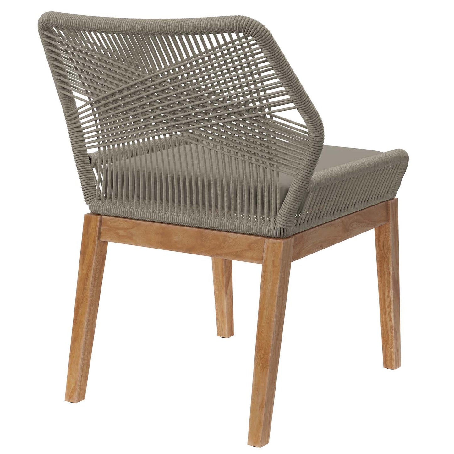 Wellspring Outdoor Patio Teak Wood Dining Chair By Modway - EEI-5747 | Outdoor Chairs | Modishstore - 17